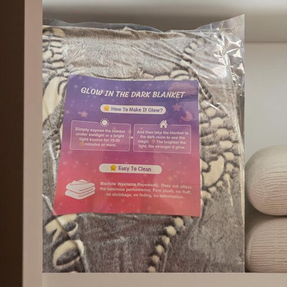 Gray Blanket Flannel 50"x60" Soft Cozy Throw for Kids - Picture 8 of 16